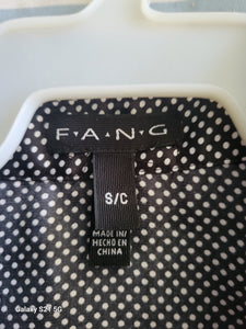 Fang black polka dot blouse