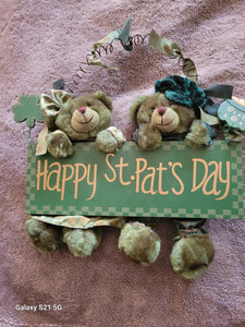 Happy St. Pats Day door hanger