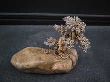 Load image into Gallery viewer, Gold and silver Bonsai tree
