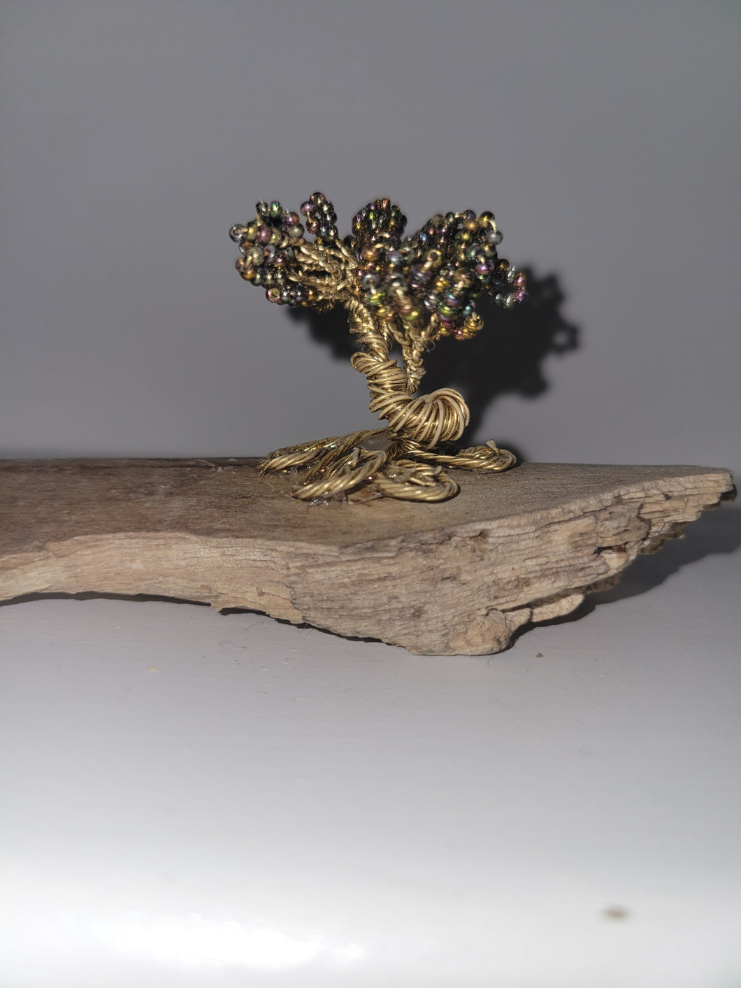 Gold wire bonsai