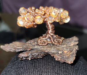 Copper and brown tree