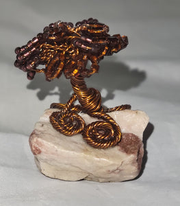 Brown beaded bonsai