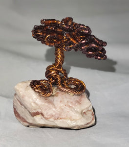 Brown beaded bonsai