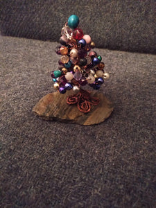 Handmade Wire Beaded Charlie Brown Bubble Gum Tree