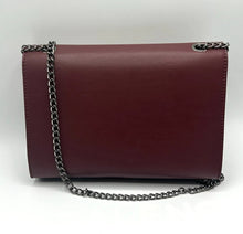 Load image into Gallery viewer, Badgley Mischka metal fringe wine crossbody
