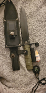 Fixed blade survival kit