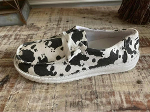 Gypsy Jazz Cow Print Shoes