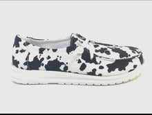 Load image into Gallery viewer, Gypsy Jazz Cow Print Shoes
