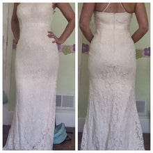 Load image into Gallery viewer, Cream Lace Formal Maxi Dress
