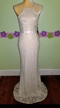 Load image into Gallery viewer, Cream Lace Formal Maxi Dress
