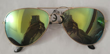 Load image into Gallery viewer, Gold framed pastel and mirror tint aviators
